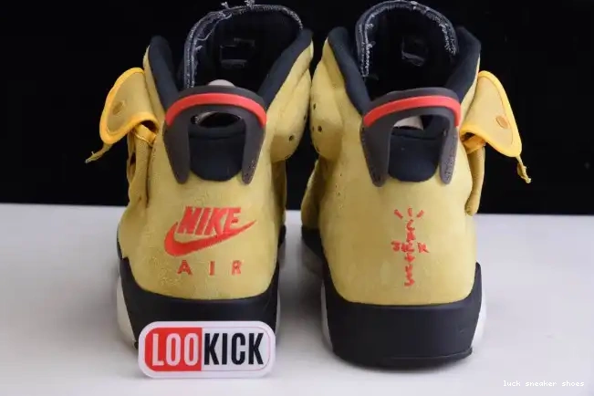 Reps LUCY YELLOW X JORDAN SCOTT AIR 6 CN1084-300 TRAVIS 0511